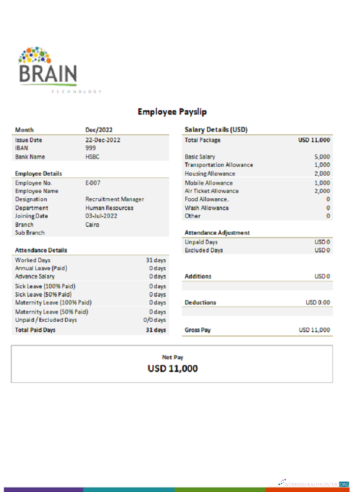 Download USA Brain Technology technology company Photoshop template